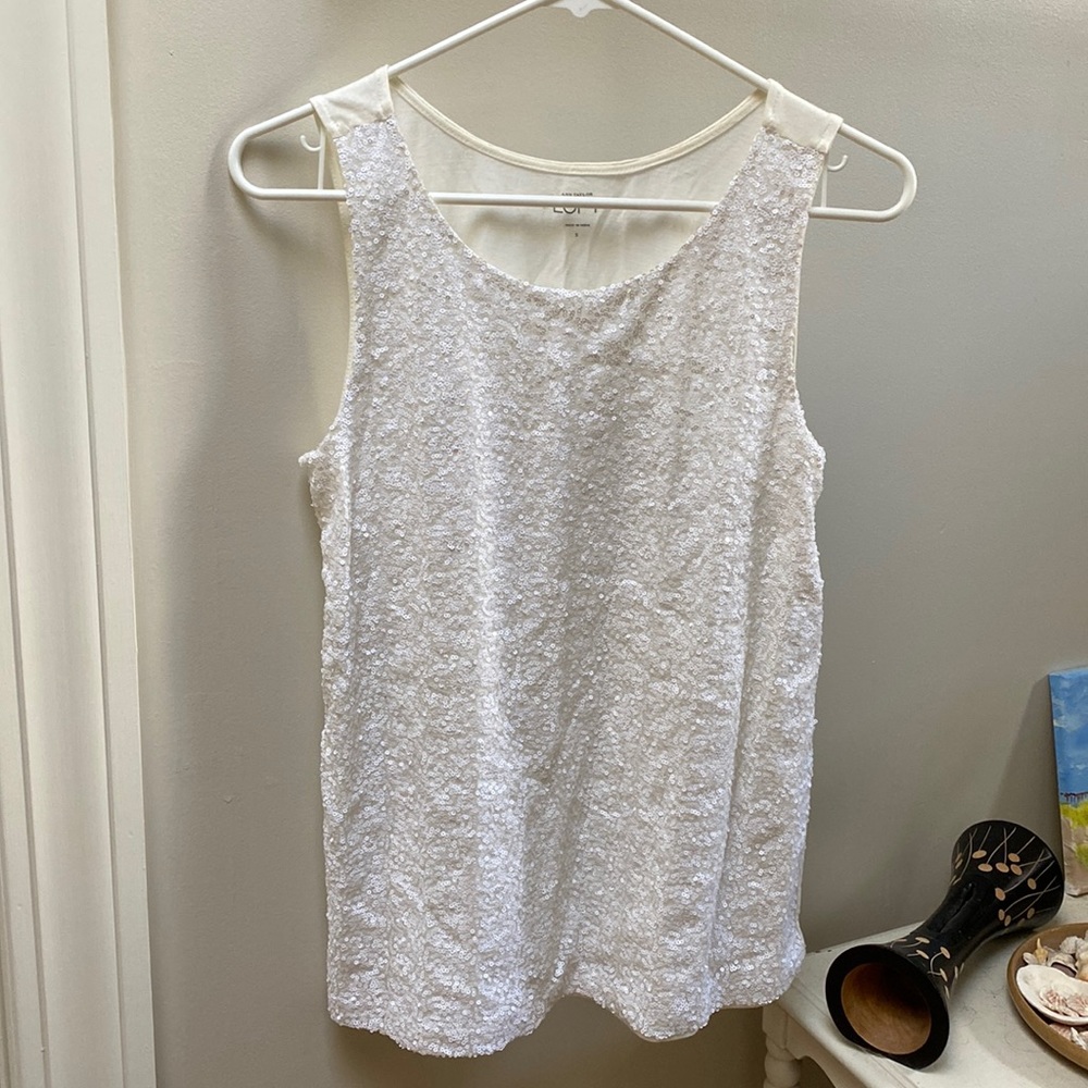 Loft sequined tank